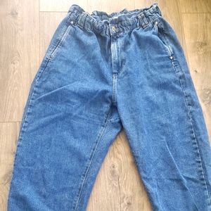 Zara paperbag waist jeans